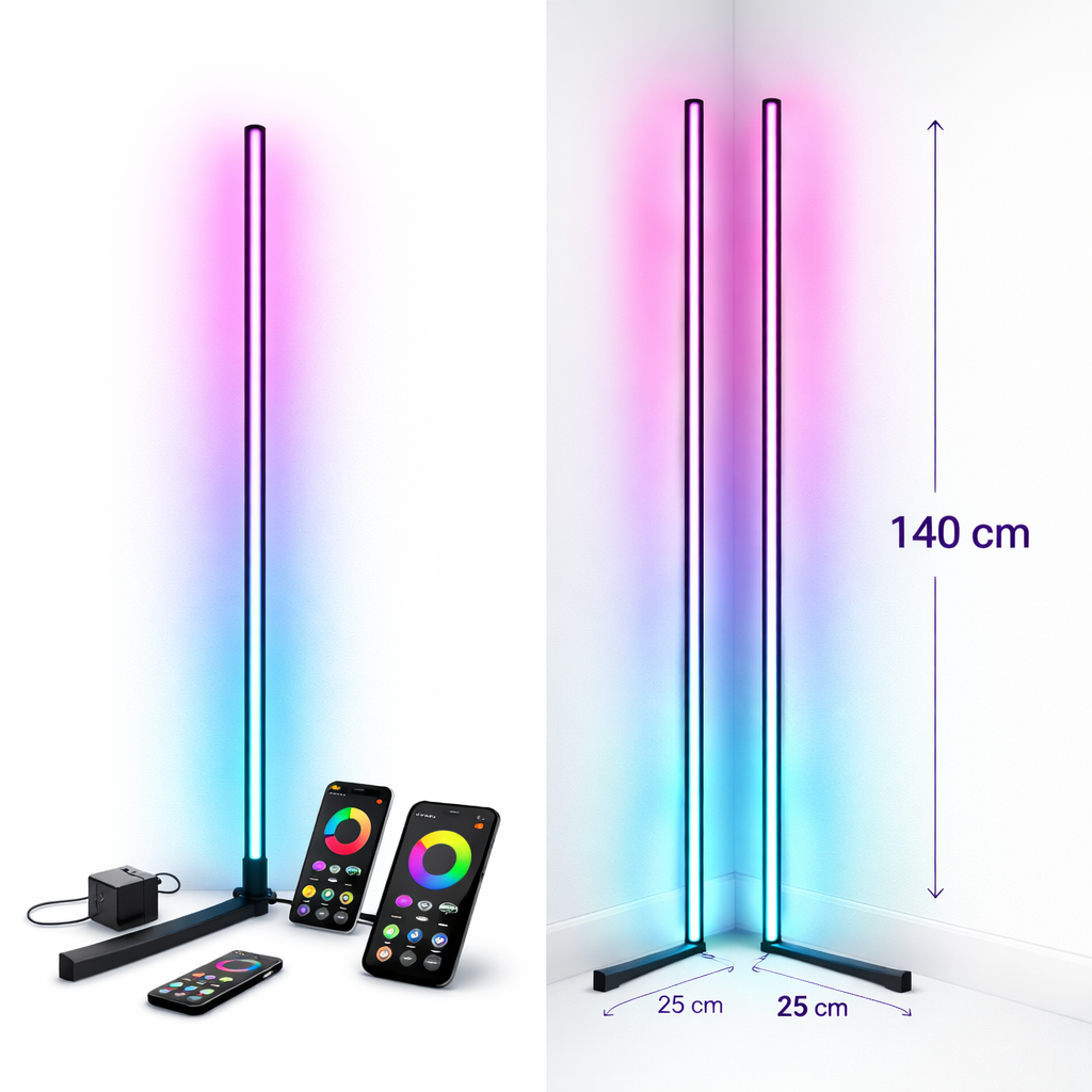 RGB Corner Floor Lamp
